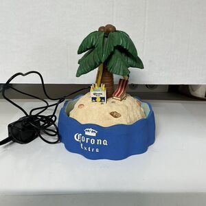 Rare Corona Extra Hand‎ Painted Water Fountain Approx 9”x7" Tested & Works!